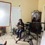 Director Sally Forcier on set first day of shooting