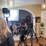 First day of shooting our panel interviews with the riders who were on the lightning trip in 1971.